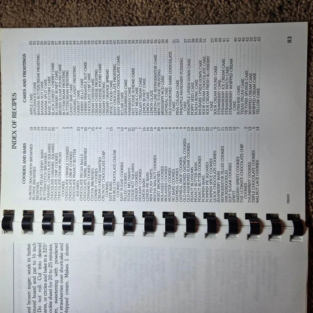 State Farm Our Favorite Desserts Cookbook 2009 Spiral Bound Recipes